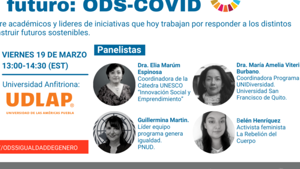 Conversaciones de Futuro: ODS-COVID. ODS 5 Igualdad de genero.