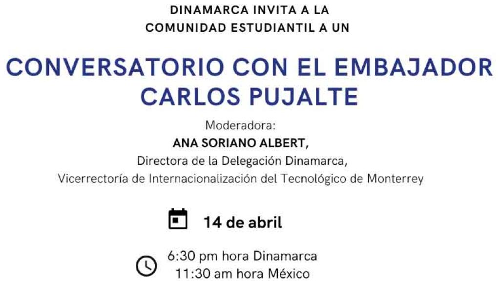 Conversatorio con el embajador Carlos Pujalte